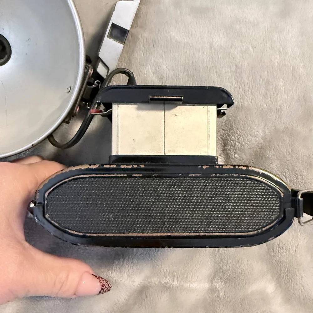 Vintage Ansco Flash Clipper Camera 616 Film w Flash Untested Parts Repair USA